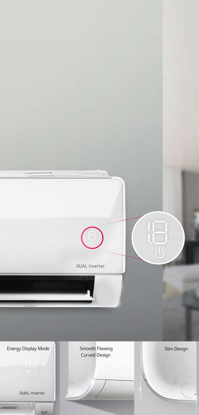 Simple and Modern Design with Hidden display<br>2