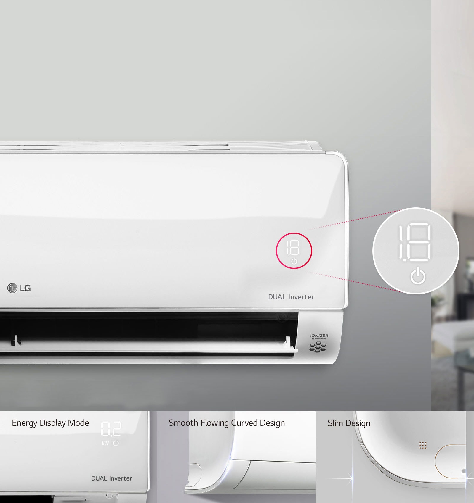 Simple and Modern Design with Hidden display