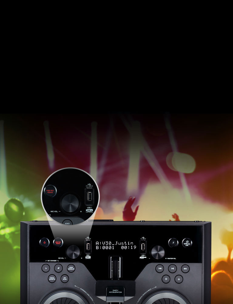 Dual USB with DJ Sharing<br>2