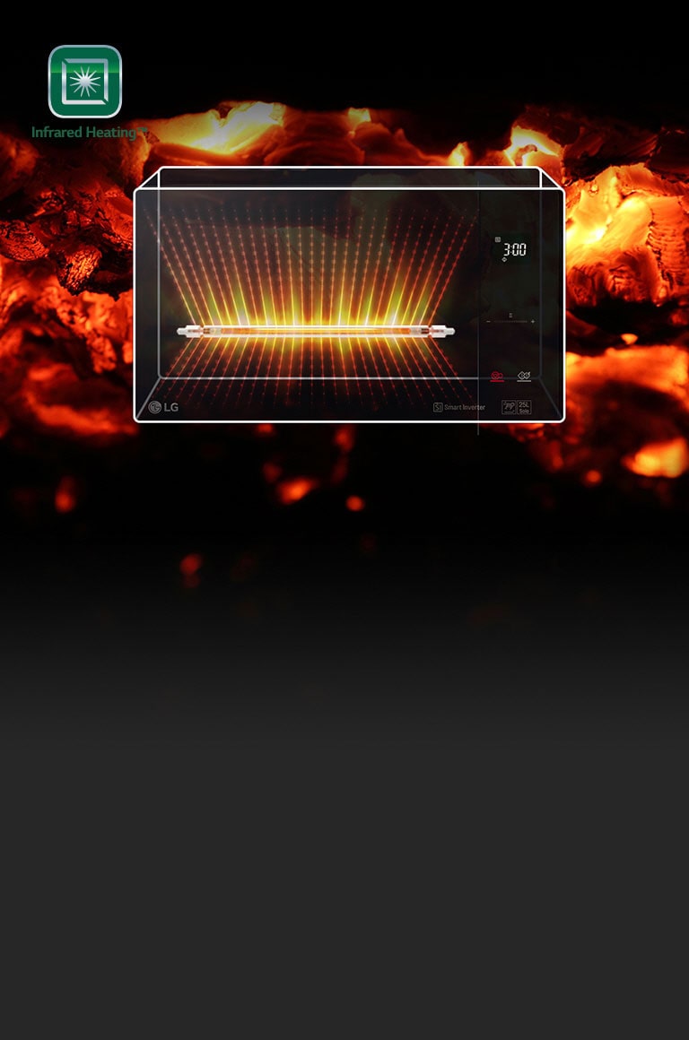 Healthy Cooking <br>with Charcoal Lighting Heater™