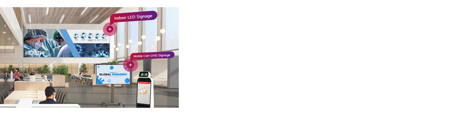 Explore more showroom at LG Digital Connect