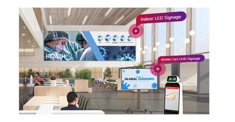 Explore more showroom at LG Digital Connect