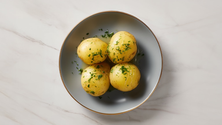 Boiled potatoes	