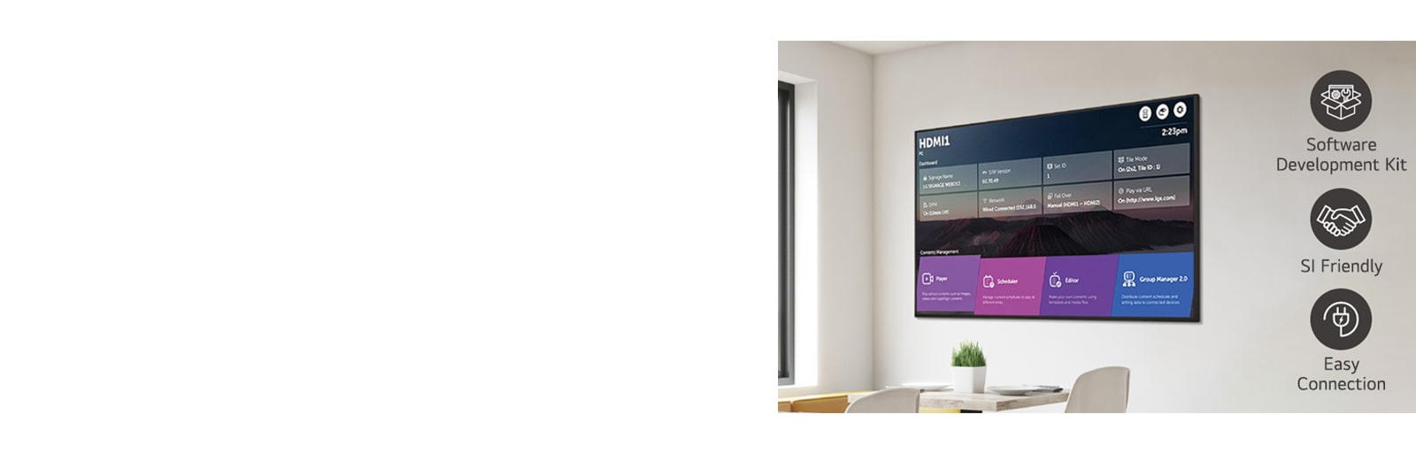 A number of tasks can be done at the same time with the intuitive UI.