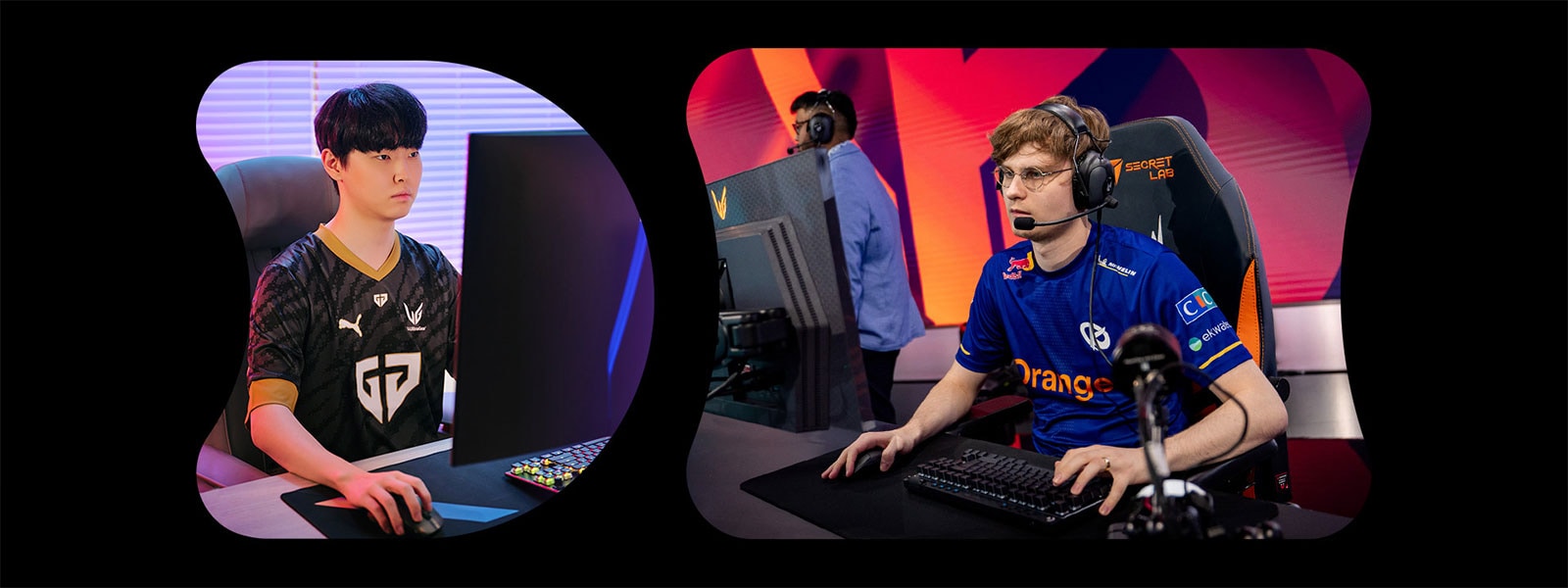 LG UltraGear OLED gaming monitor, used by world-class pro gamers like Chovy and Upset.	