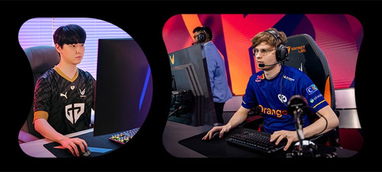 LG UltraGear OLED gaming monitor, used by world-class pro gamers like Chovy and Upset.	