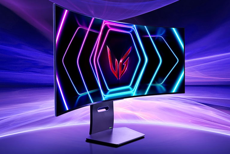 Product image of UltraGear OLED 39GS95QE gaming monitor.	