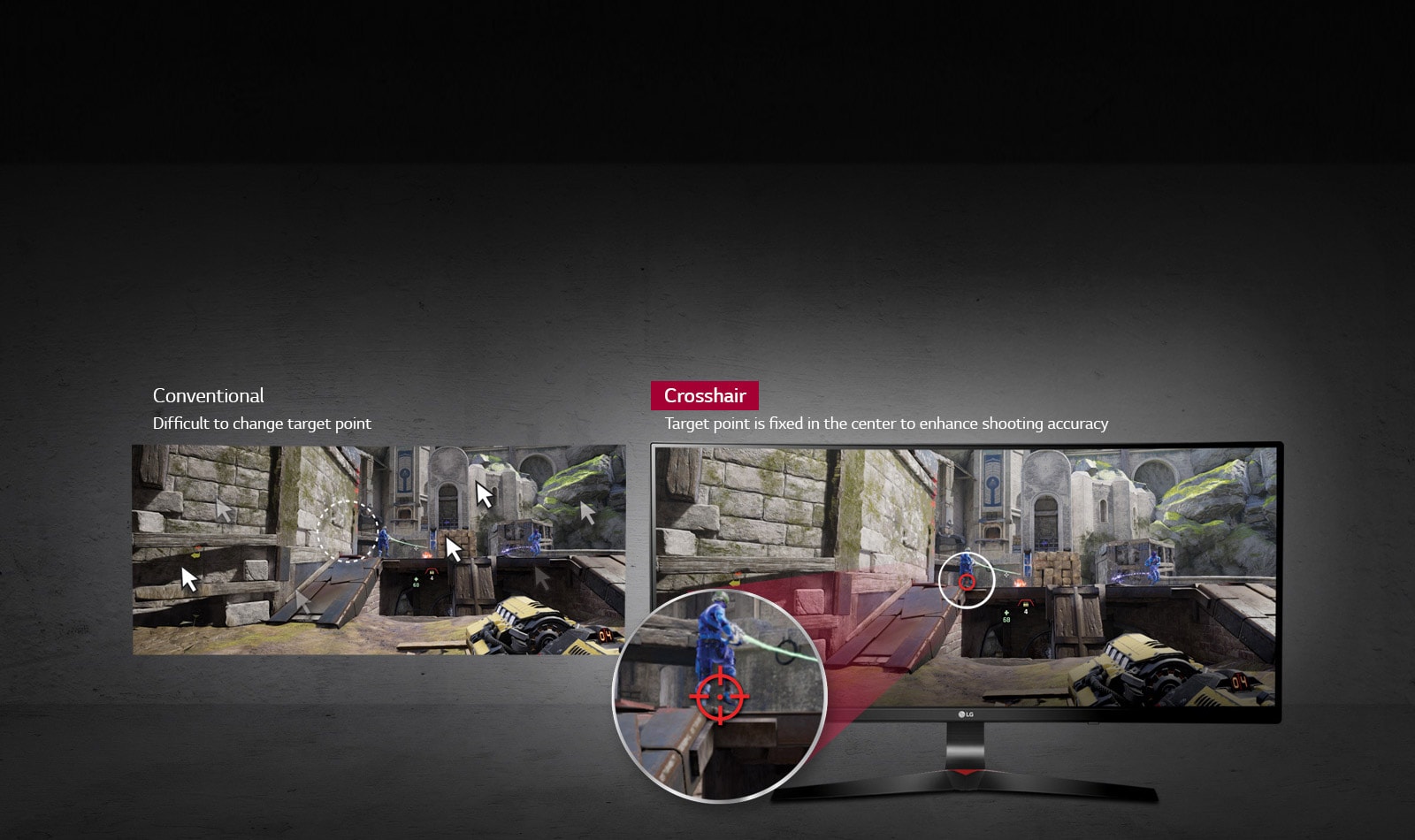 Enhanced striking with Crosshair functionality1