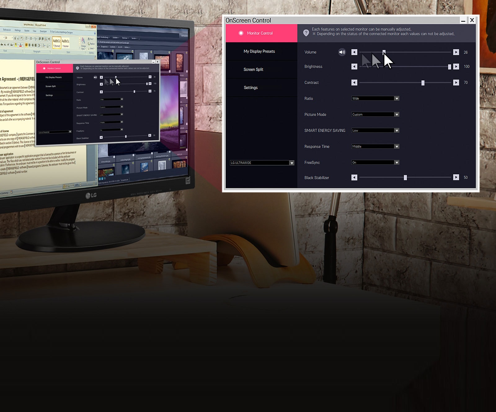 Preset Customized Options with just a Click<br>1