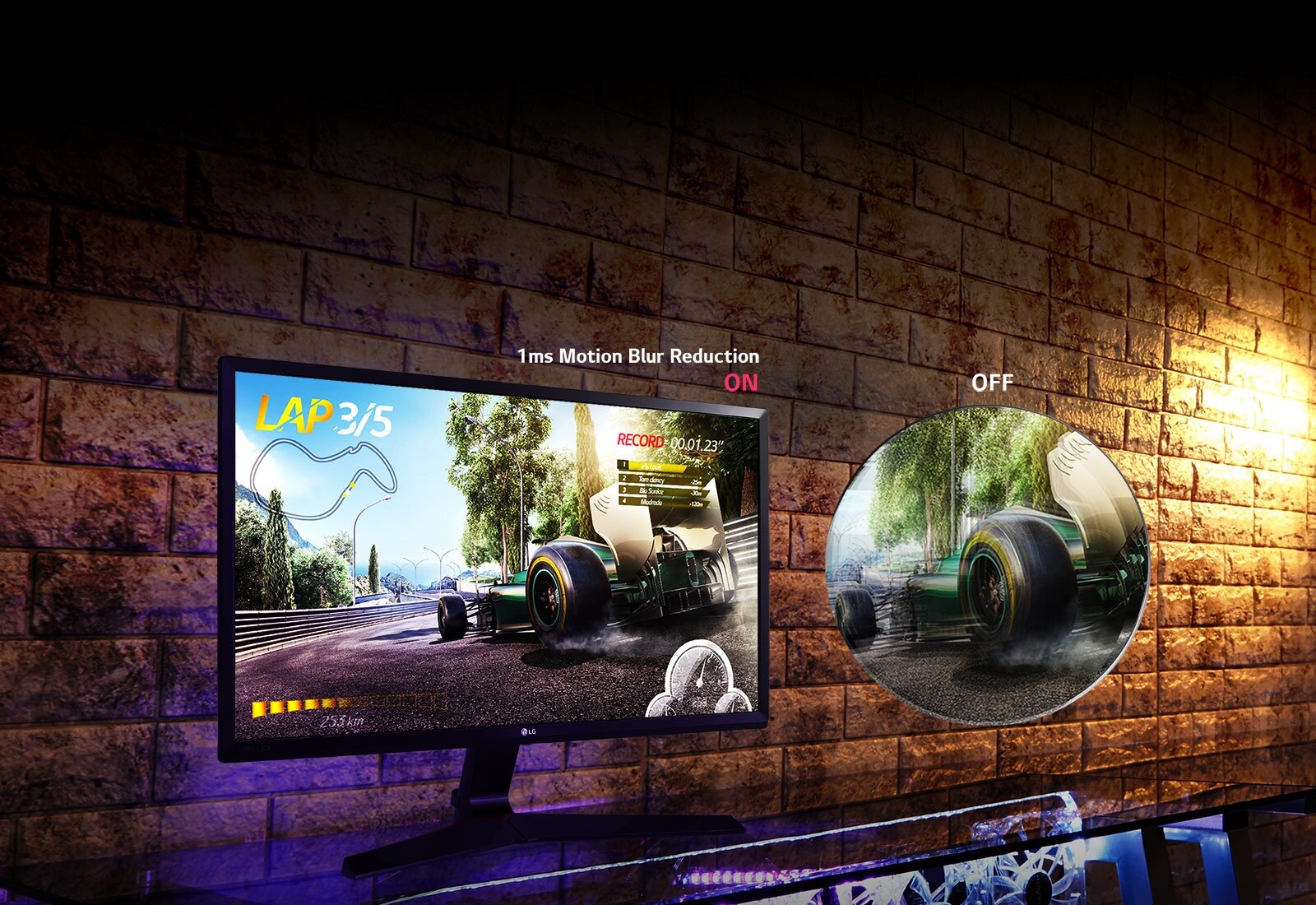 IPS Gaming Monitor uring 1ms Motion Blur Reduction1