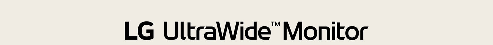 LG UltraWide Monitor logo.	