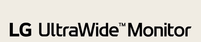 LG UltraWide Monitor logo.	
