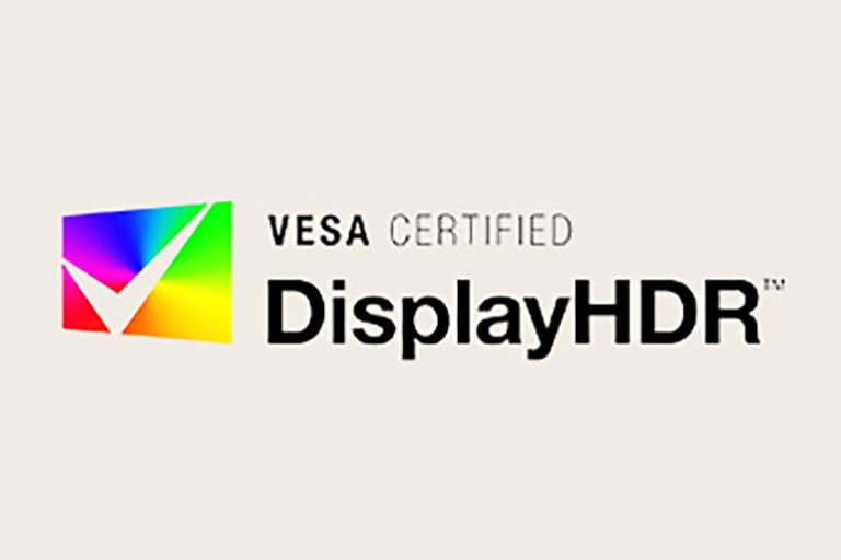 VESA Display HDR™ 400 logo.	