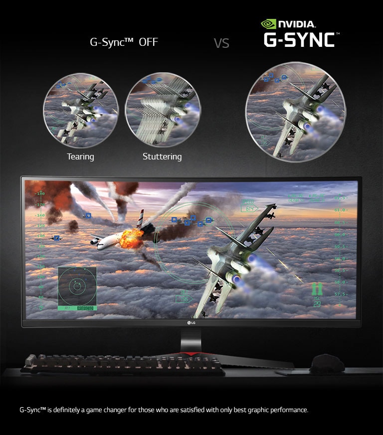 See gaming differently with NVIDIA G-SYNC™2