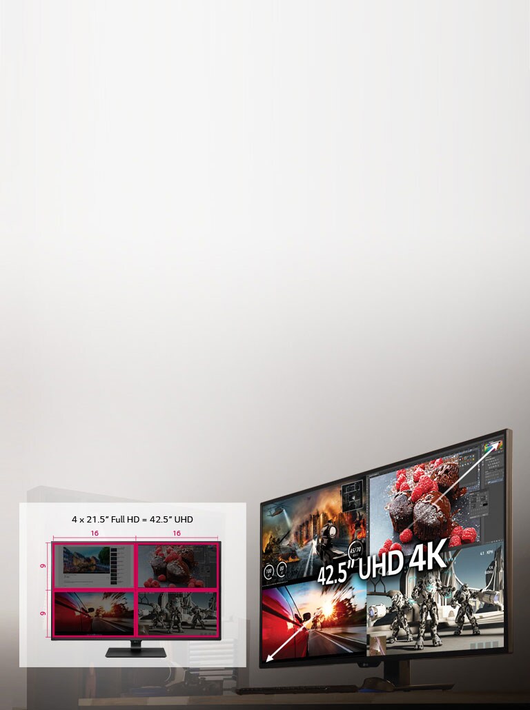 42.5” UHD 4K IPS Monitor2