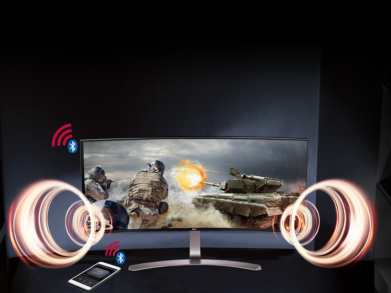 Deeper Sound and Richer Bass with Bluetooth Audio1