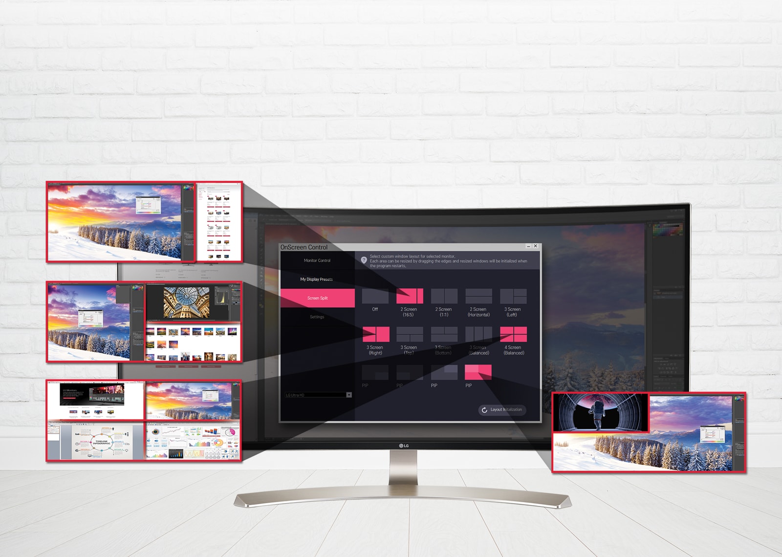 Increased productivity with Screen Split1