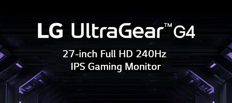 Front image of the UltraGear™ 27g440a gaming monitor.	