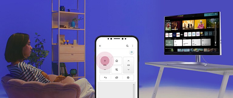 Easy Control with LG ThinQ App & Magic Remote.