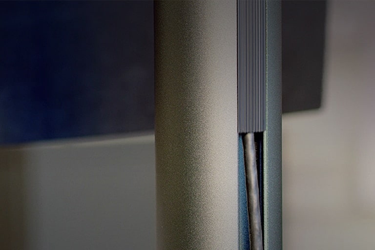 Usage of C-clamp & grommet.