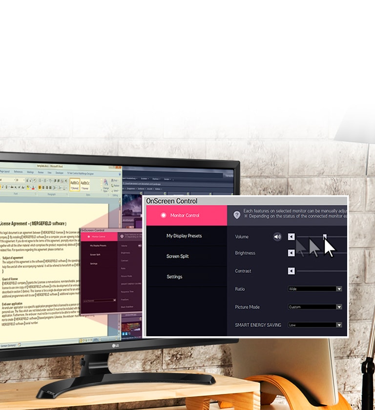 Convenient, Easy On Screen Control2