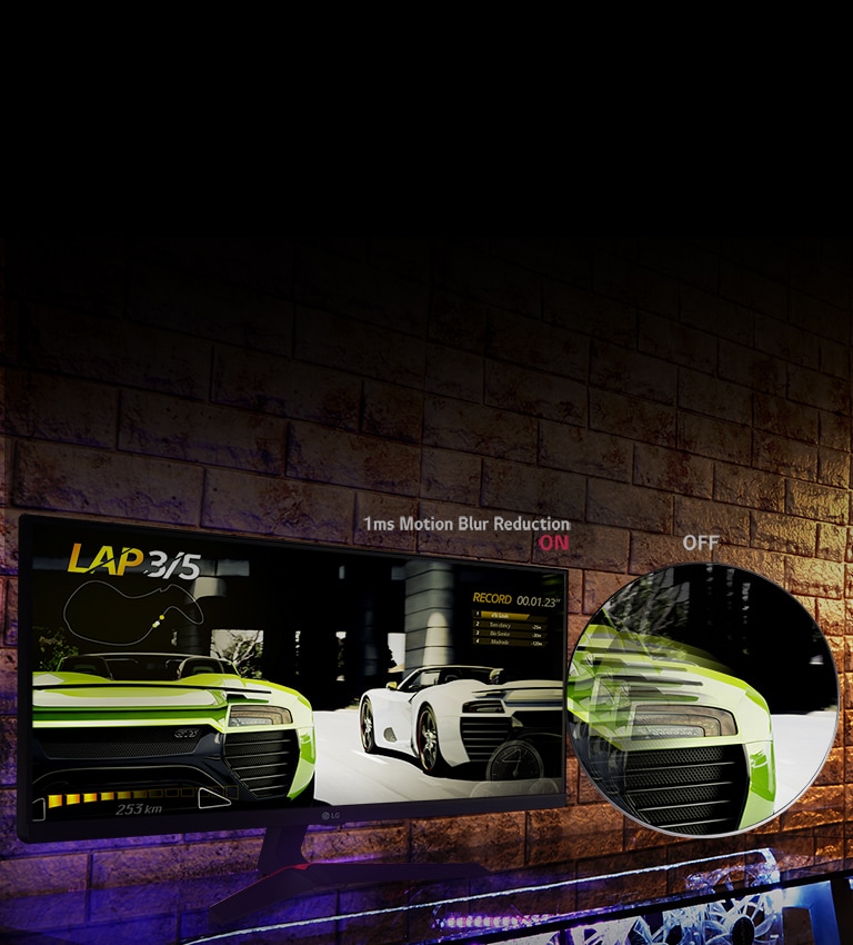  Gaming Monitor with 1ms Motion Blur Reduction<br>2