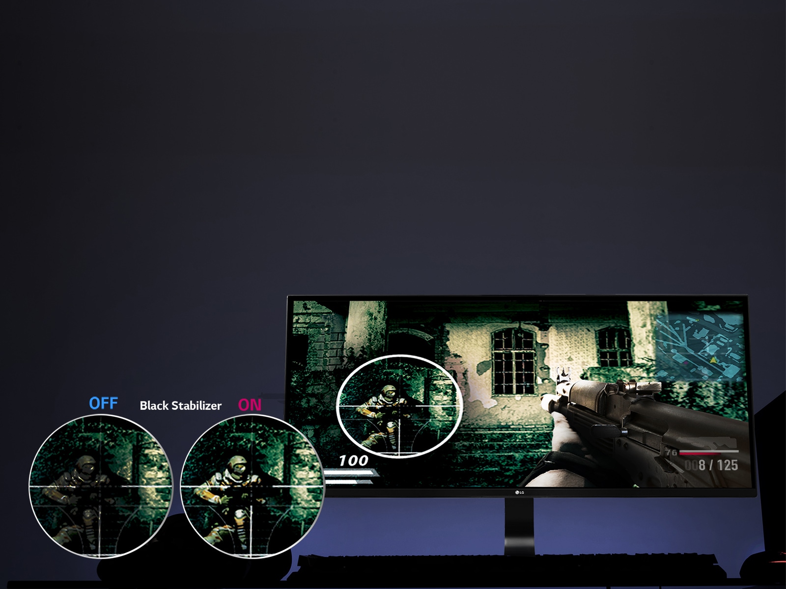 Gaming Features to Win: Black Stabilizer<br>1