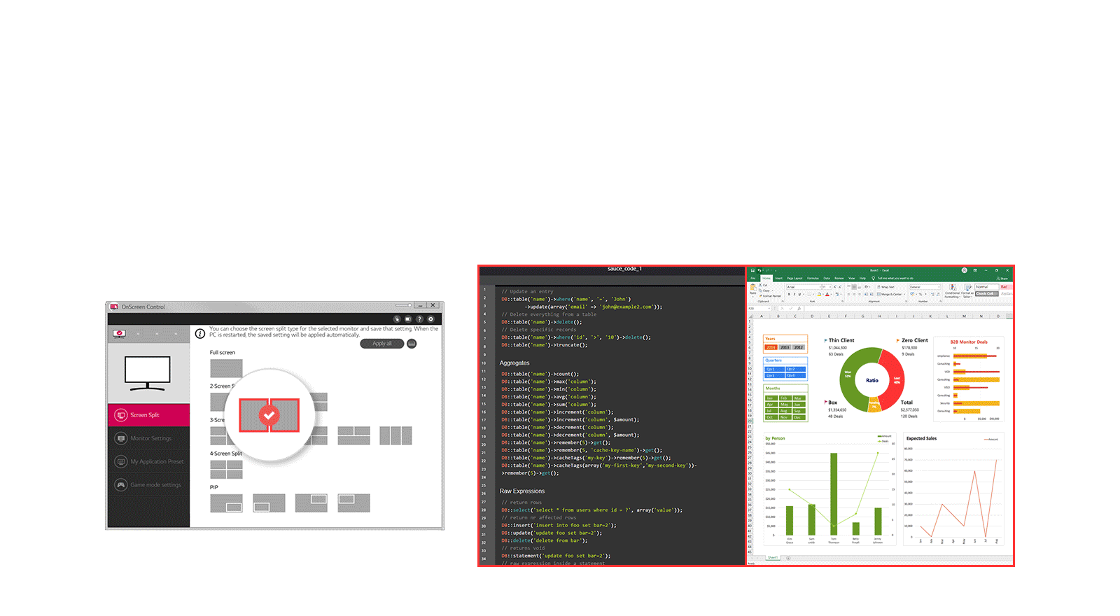 OnScreen Control offering Easier User Interface.	