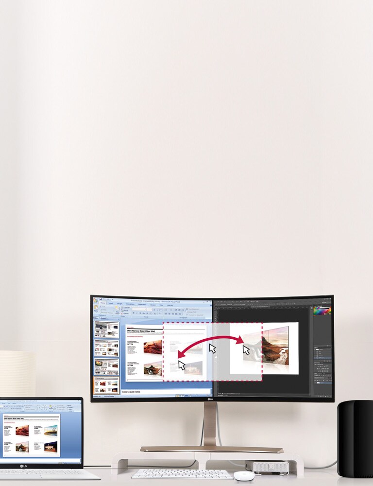 Mac and Windows in One Big Screen with Dual Linkup2