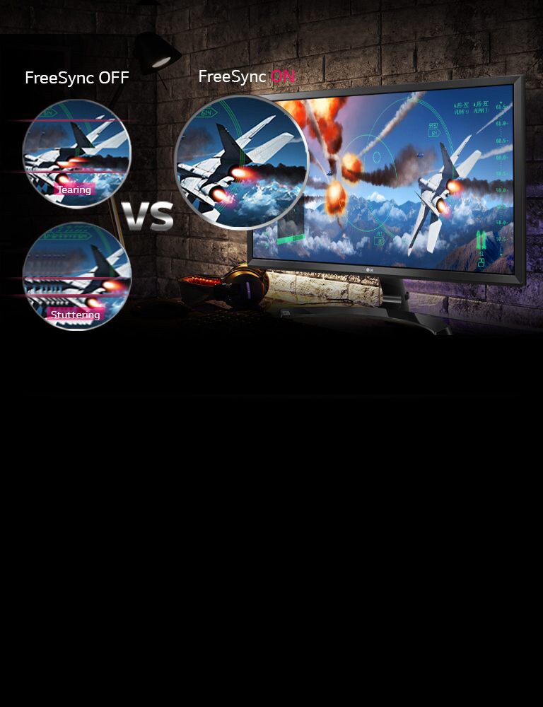 Clear, Live Gaming Scenes with FreeSync