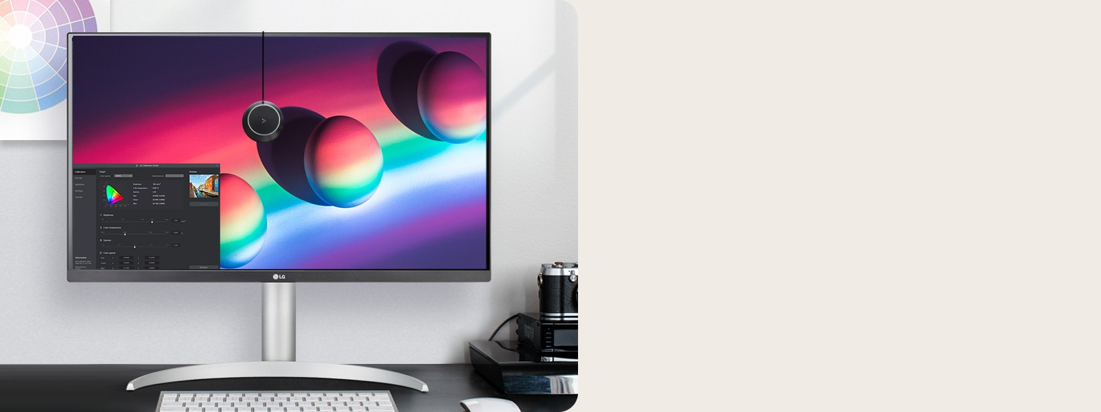 Optimize color performance by using hardware calibration through the LG Calibration studio.