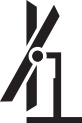 Tilt adjustable icon.