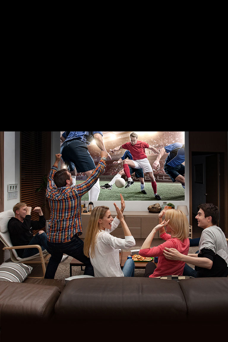 Enjoy 100inch on-air TV anywhere2