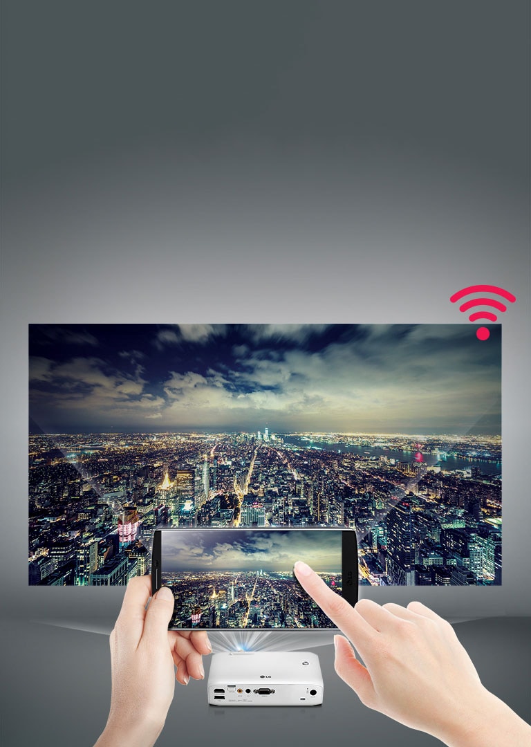 Go wireless. Phone to Projector2