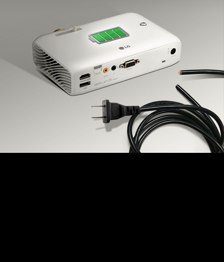 Built in Battery up to 2.5 hours2