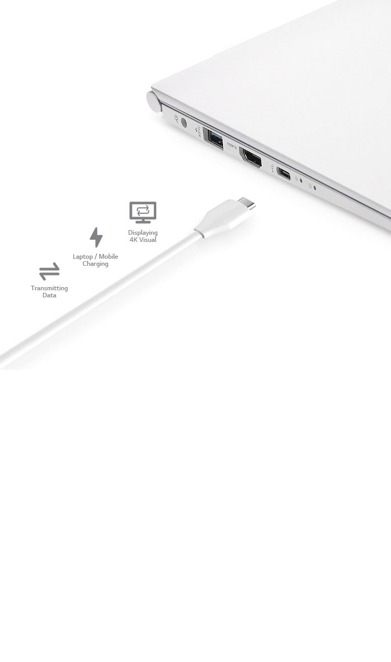 Multiple Ports Including USB Type C