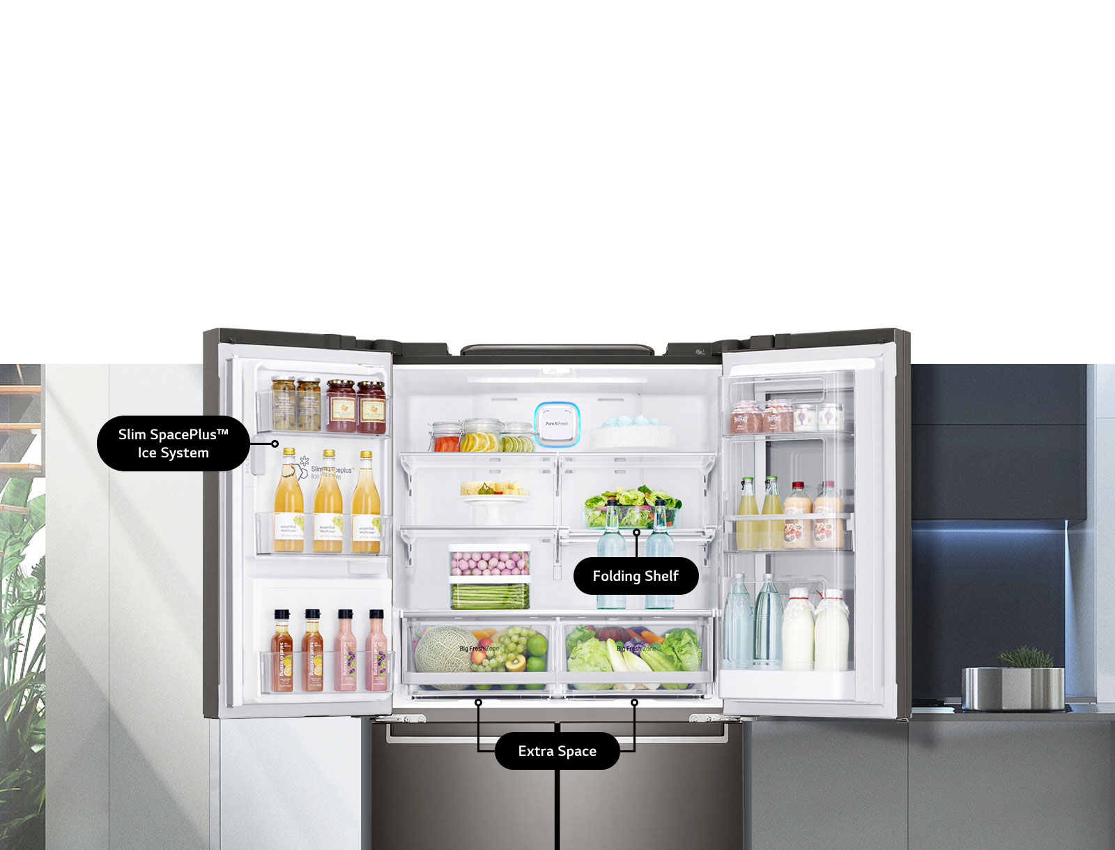 Réfrigérateur LG intelligent 