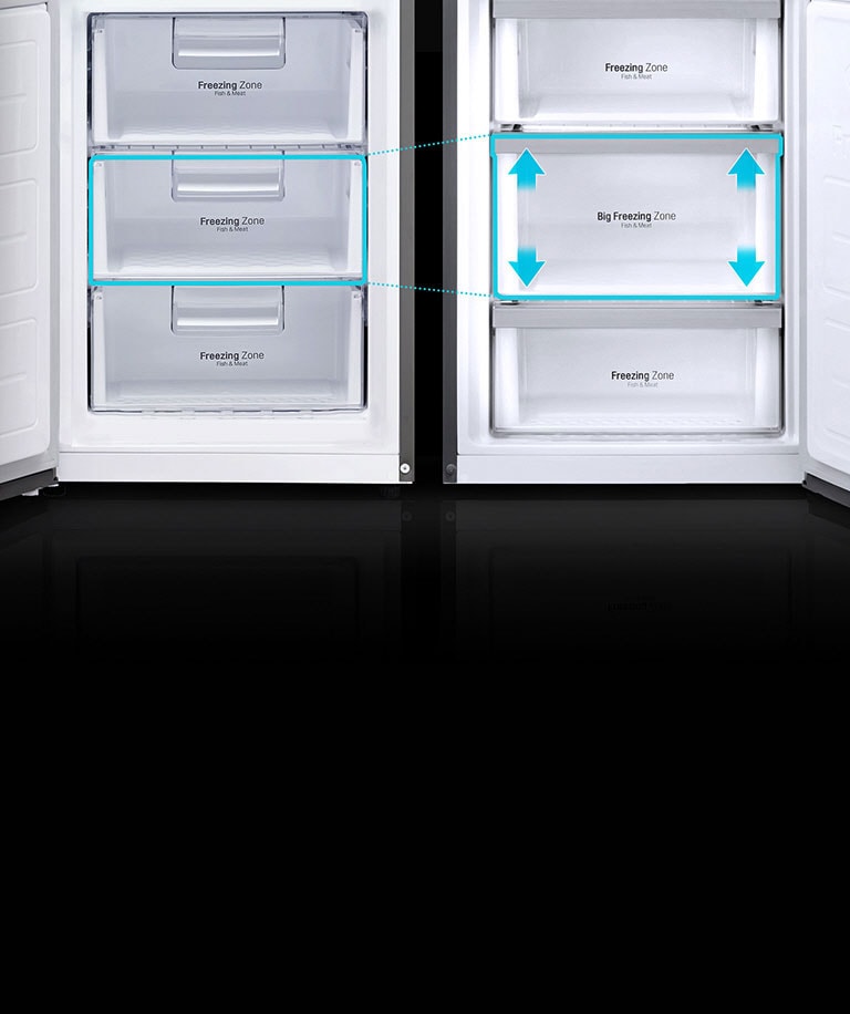 Enlarged Freezer Zone2