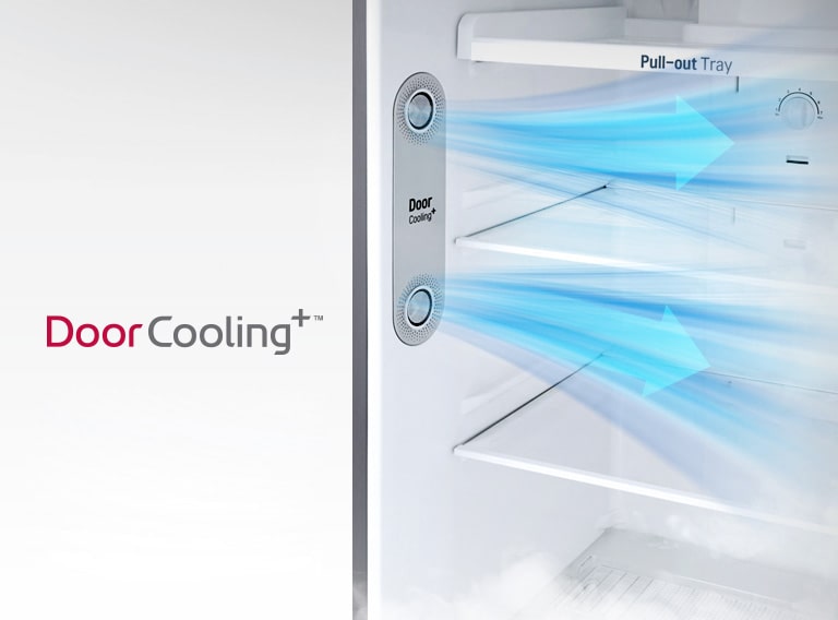 LG Top Mount Freezer, Inverter Linear Compressor, DoorCooling+™, Multi ...