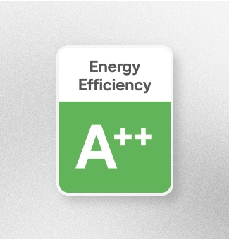 energy efficiency A++ logo.