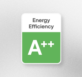 energy efficiency A++ logo.