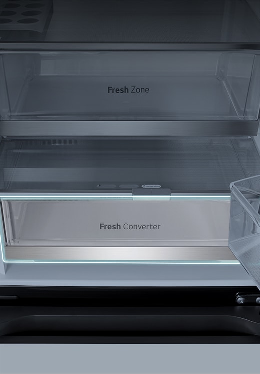 lg bottom freezer with FRESHConverter feautre.