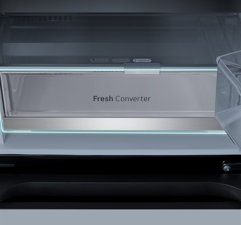 lg bottom freezer with FRESHConverter feautre.
