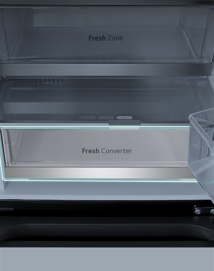 lg bottom freezer with FRESHConverter feautre.
