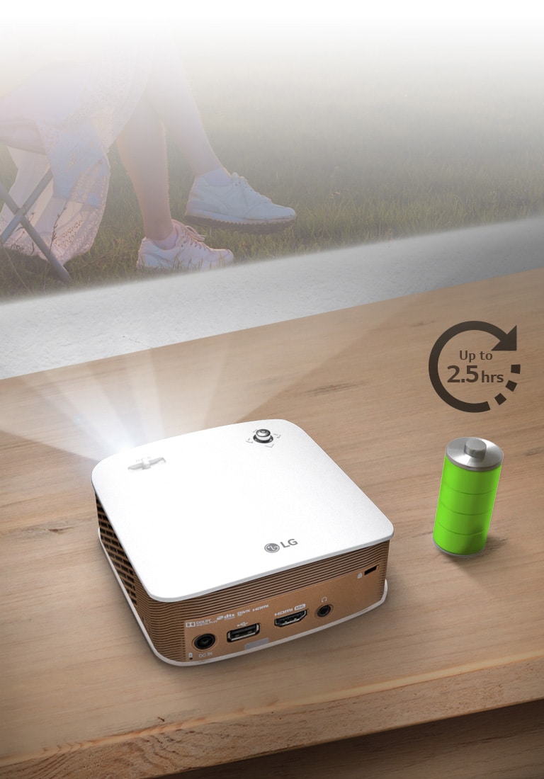 Built in Battery up to 2.5 hours2