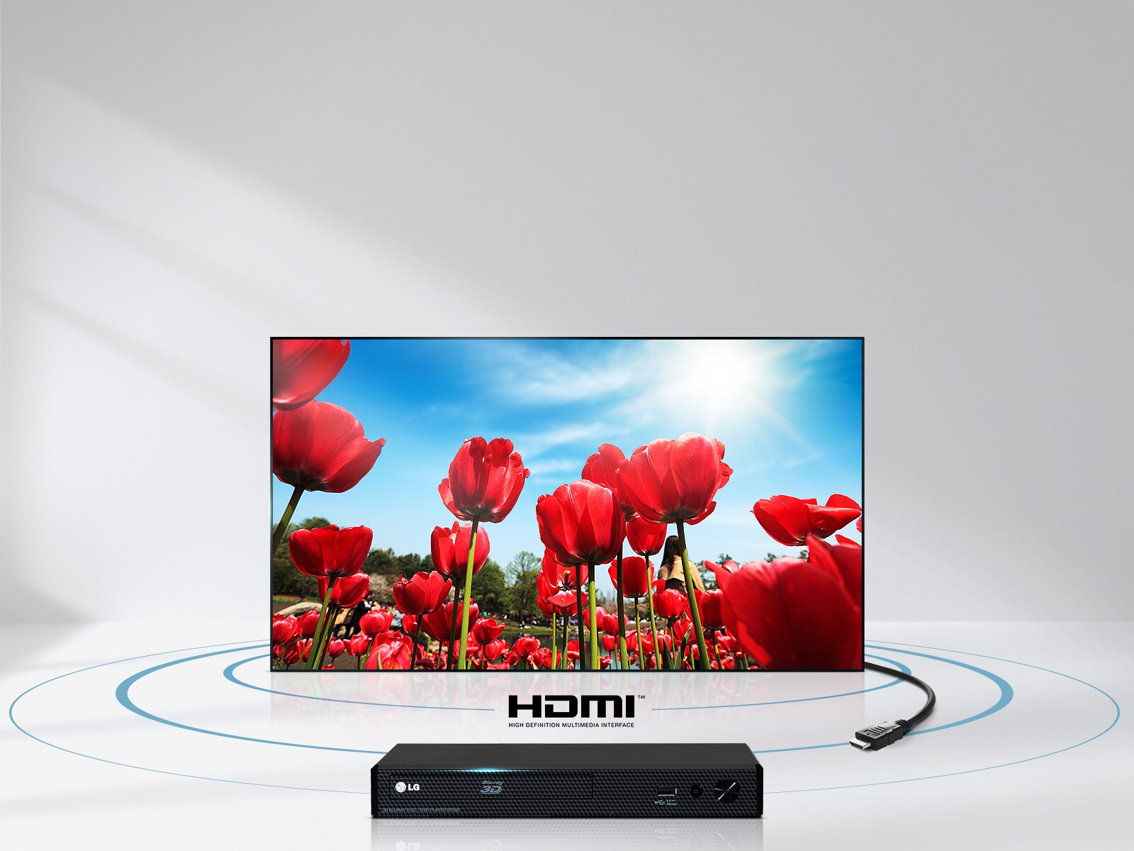 Enjoy top-quality AV over a single HDMI cable<br>1