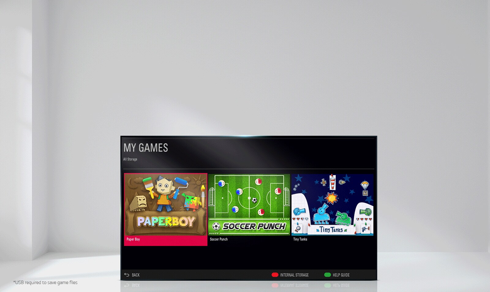 Built-in Games in TV makes time more entertaining1