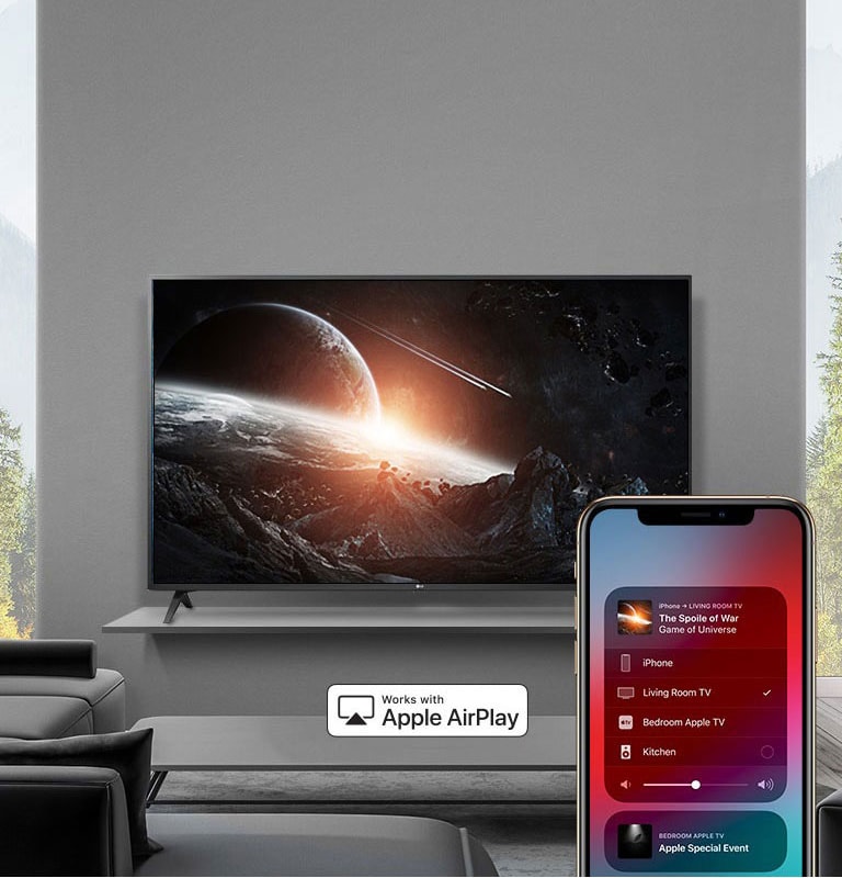 AirPlay Lets You Do It All. Watch. Listen. Share.