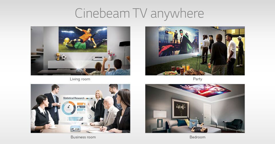 Cinebeam TV anywhere