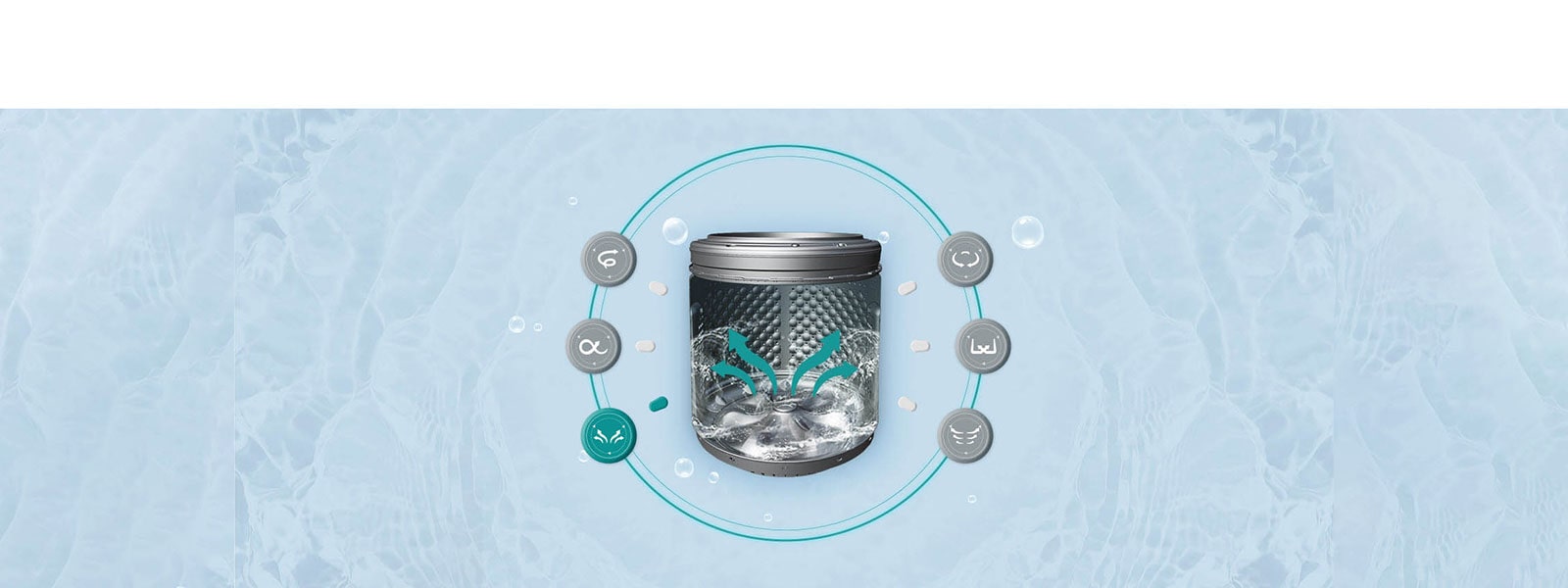 6 kinds of movement make various multiple direction waves.